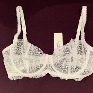 Journelle New white lace Demi Bra